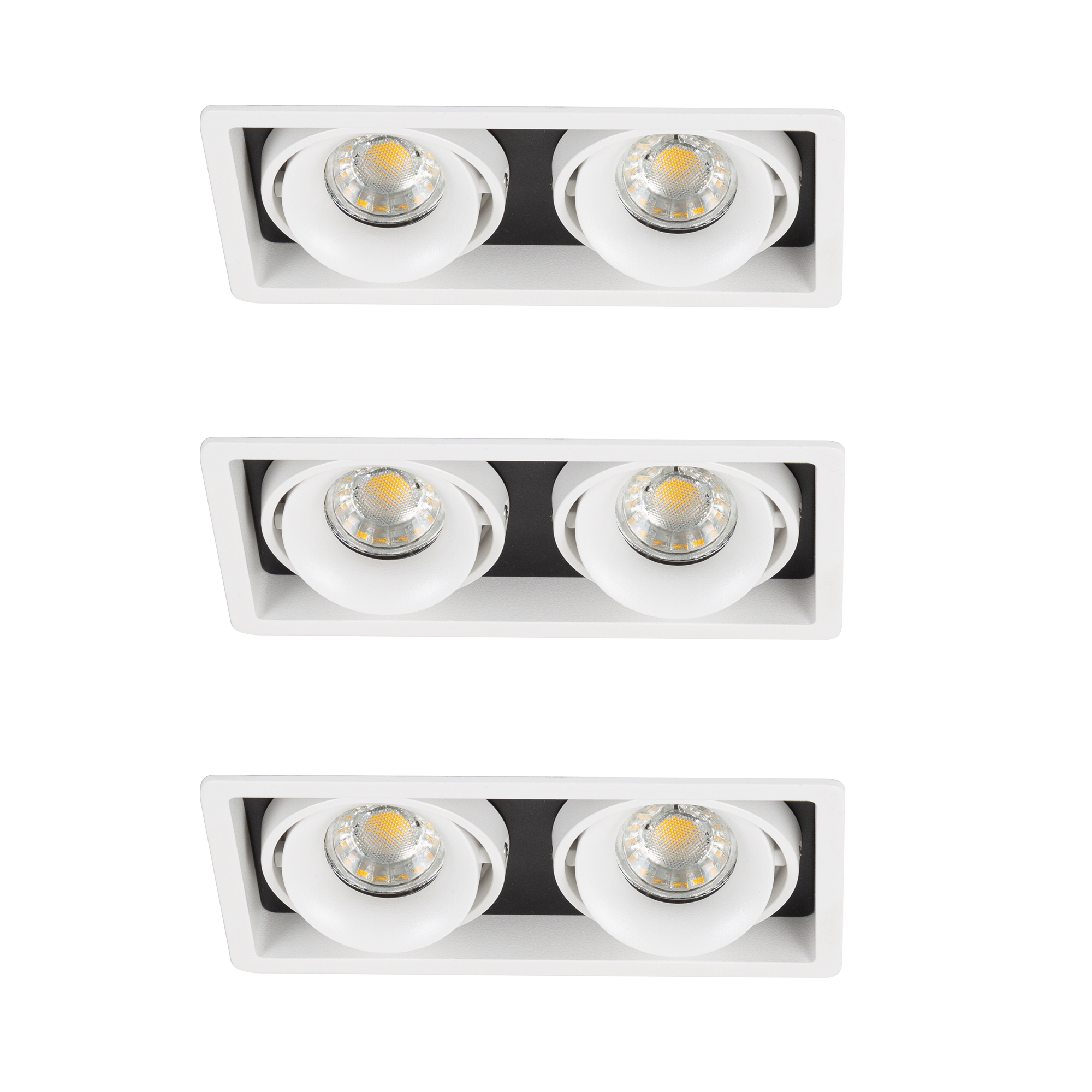 Inbouwspot Bjorn 2 wit set 3 stuks Inbouwspot Bjorn 2 wit set 3 stuks